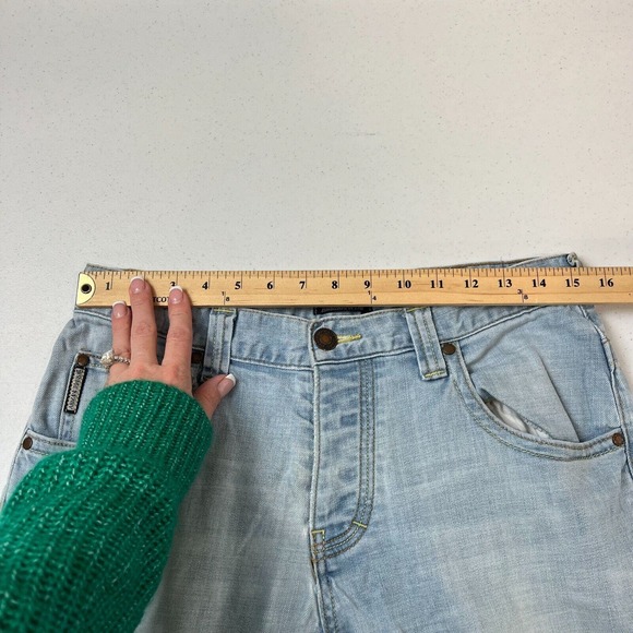 AJ Armani Men's High Rise Straight Leg Denim Jeans Blue Size 30/30 - Picture 10 of 16